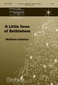 O Little Town of Bethlehem SSAATTBB choral sheet music cover